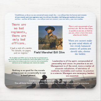 Bill Slim Leadership Mouse Mat