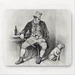 Bill Sykes and his dog, from 'Charles Dickens: A G Mouse Pad