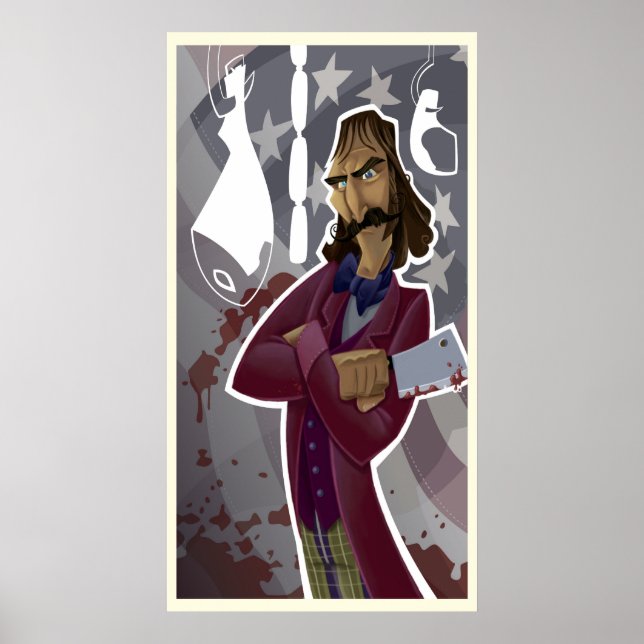 Bill "The Butcher" Cutting Poster (Front)