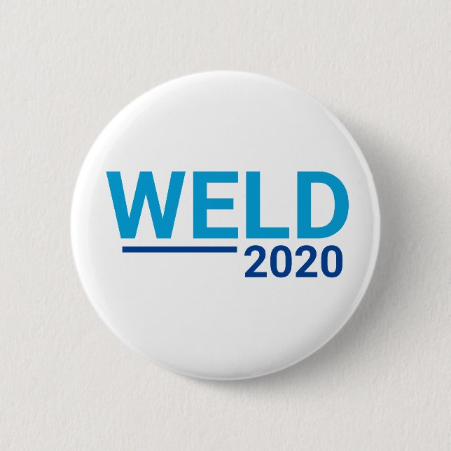 Bill Weld 2020 2 Inch Round Button (Front)