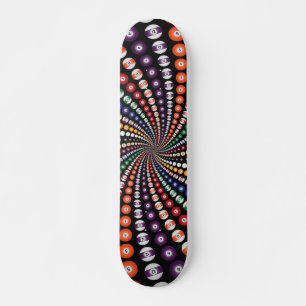 Billard / Ballons de piscine Spirale : Skateboard