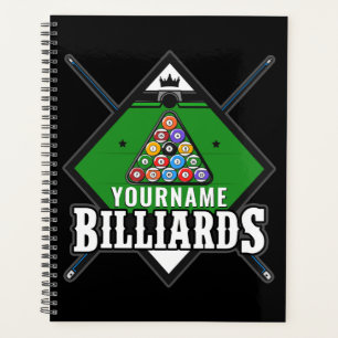 Billard personnalisé NOM Cue Rack Pool Room