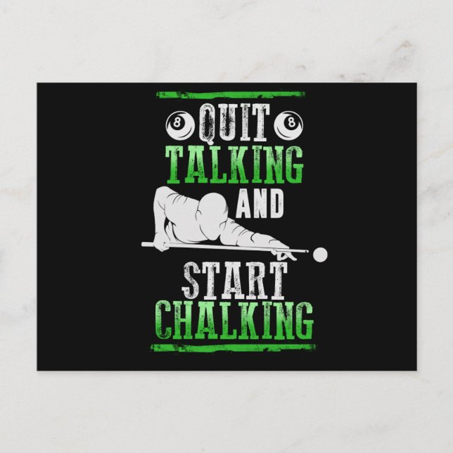 Billard Style Postcard (Front)