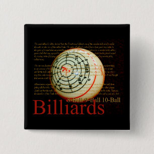 Billards 2 Inch Square Button