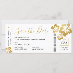 Billet de carte d'embarquement Enregistrer la date