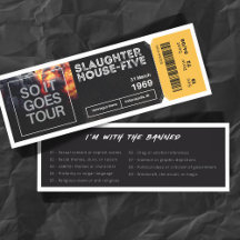 Billet de concert de livres interdits Slaughterhou