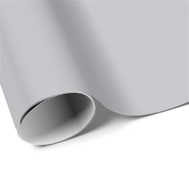 Billet Silver colour Wrapping Paper (Roll Corner)