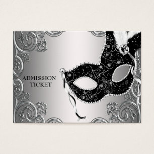 Billets d'admission à la soirée masquée Silver Bla