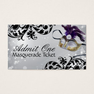 Billets d'admission de mascarade