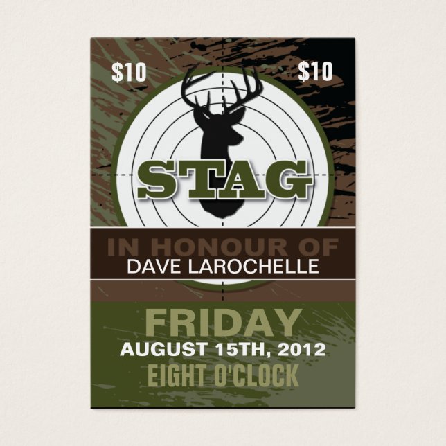 Billets de baccalauréat / Stag (Devant)