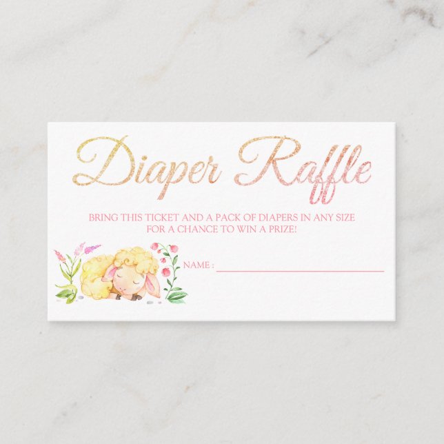 Billets de carte de rabat pour Baby shower (Devant)