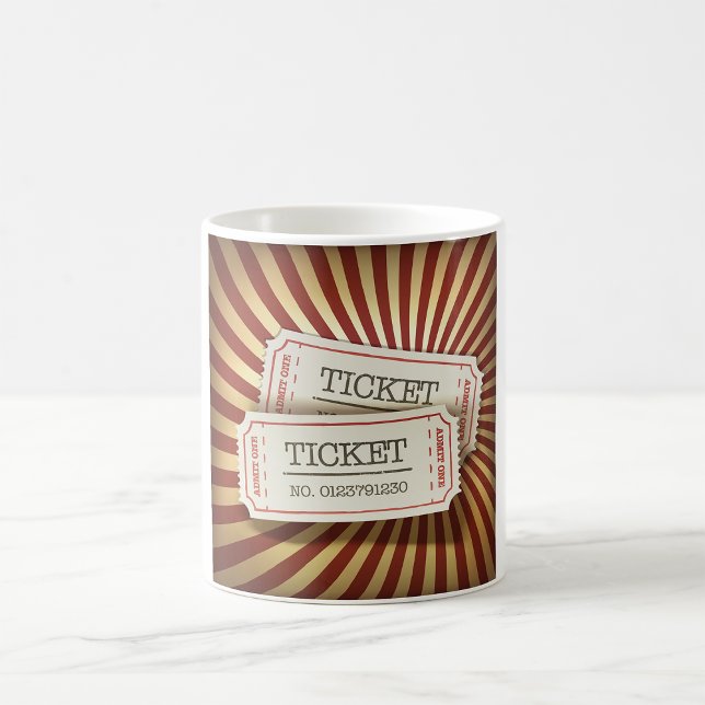 Billets de cinéma Mug (Créateur téléchargé)