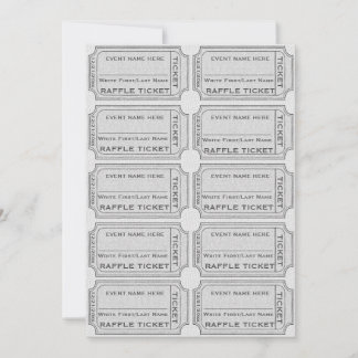 Billets de rousseur d'argent pour les invitations
