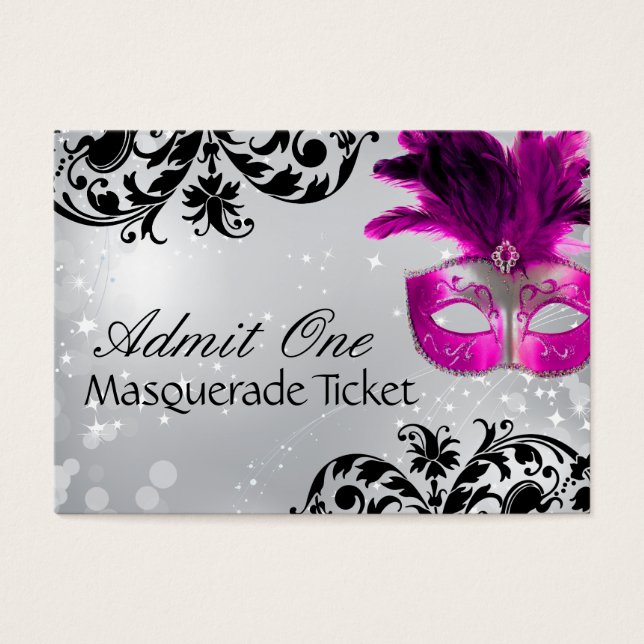 Billets d'entrée Masquerade (Devant)