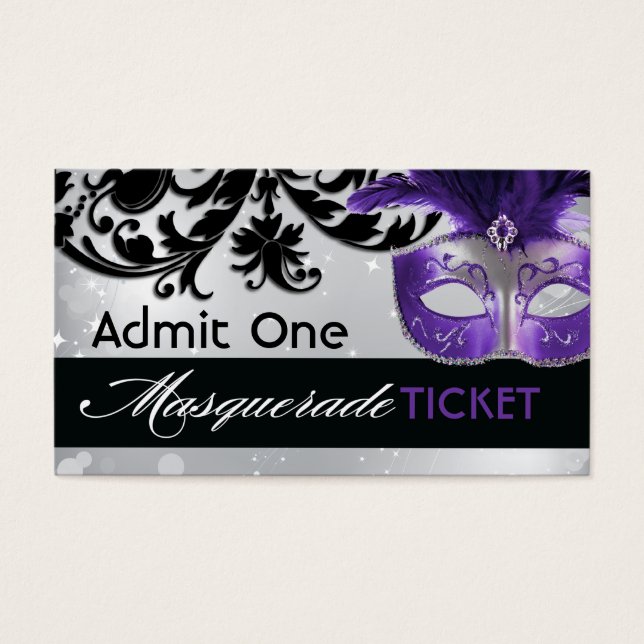 Billets d'entrée Masquerade (Devant)