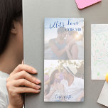 Billets-doux & Things to Do Custom Romantic Photo Magnetic Notepad<br><div class="desc">Personalize your post-its with two of your favourite photos and leave love letters and messages for your partner. The design is lettered with the title "billets-doux and things to do" in elegant handwritten script and whimsical typography. The photo template is set up for you add your pictures and you can...</div>