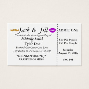 Billets Jack et Jill