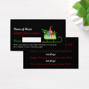 Billets père Noël Sleigh, Christmas Party Raffle
