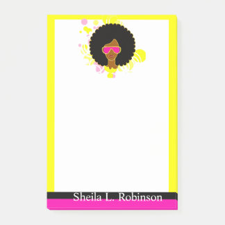 Billets Post-it® pour lunettes de soleil roses pou