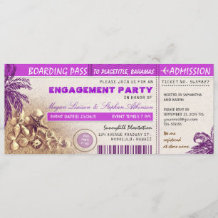 billets pourpres de carte d'embarquement pour la