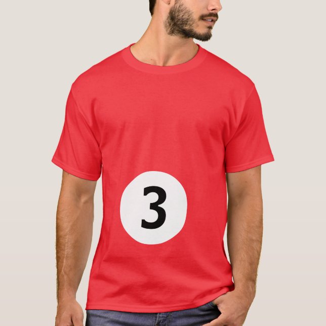 Billiard Ball 3 T-Shirt (Front)