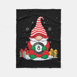 Billiard Ball Christmas Gnomes Cute Billiard Ball Fleece Blanket