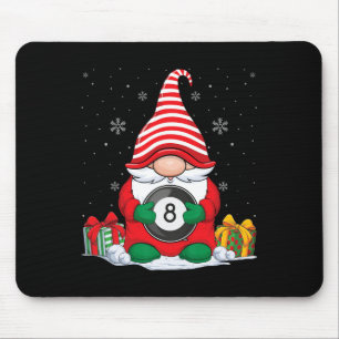 Billiard Ball Christmas Gnomes Cute Billiard Ball Mouse Pad