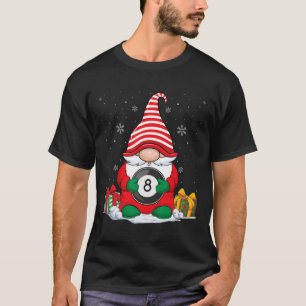 Billiard Ball Christmas Gnomes Cute Billiard Ball T-Shirt