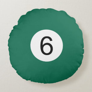 Billiard Ball Rond Cushions #6