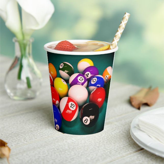 Billiard Balls Paper Cups (Insitu)