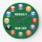 Billiard Balls Personalized Wall Clock