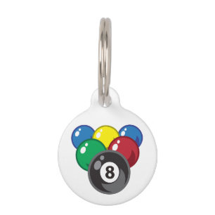 Billiard Balls Pet Tag