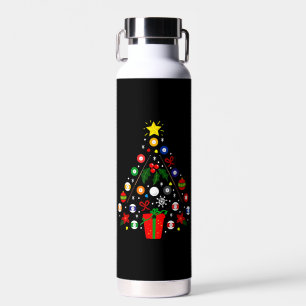 Billiard Christmas Tree Water Bottle