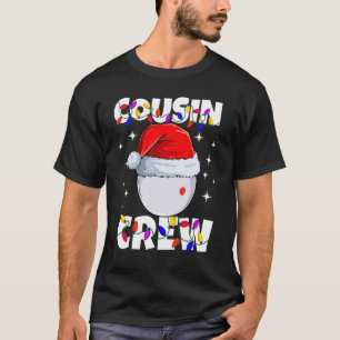 Billiard Cue Ball Play Pool Cousin Crew Christmas T-Shirt