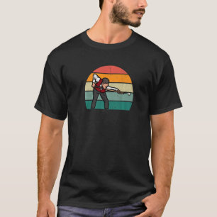 Billiard Cue Pool Table Red Ball Black Maximumbrea T-Shirt