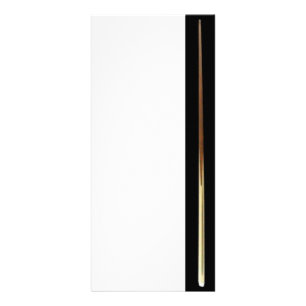 Billiard Cue Rack Card