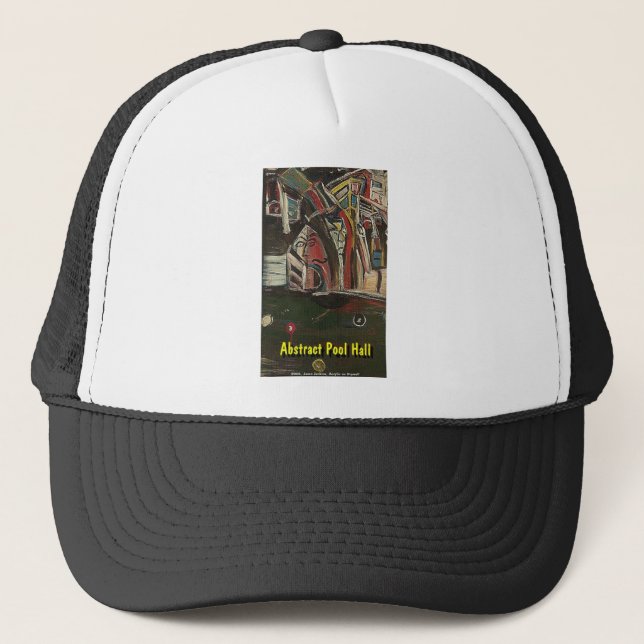 billiard hall trucker hat (Front)