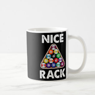 Billiard Nice Rack Billiard Player Gift  Coffee Mug