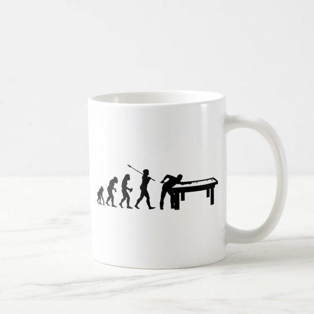 Billiard Player Coffee Mug (Right)