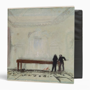 Billiard players at Petworth House, 1830 Binder