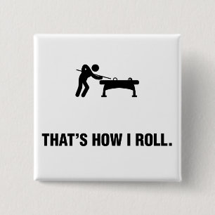 Billiard / Pool 2 Inch Square Button