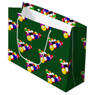 Billiard Pool Balls Large Gift Bag
