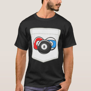 Billiard Pool Cute Pocket Ball T-Shirt