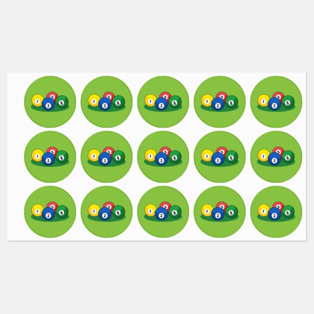 Billiard Pool Snooker Balls (Sheet)