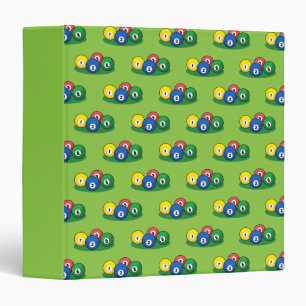 Billiard Pool Snooker Balls Pattern Binder