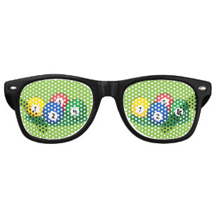 Billiard Pool Snooker Balls Retro Sunglasses