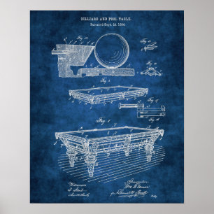 Billiard Pool Table no. 5 Rec Room Decor