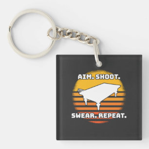 Billiard Retro Vintage Keychain
