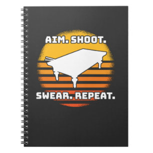 Billiard Retro Vintage Notebook