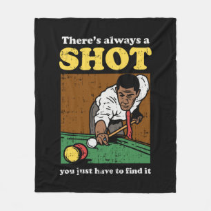 Billiard Snooker Retro Fleece Blanket